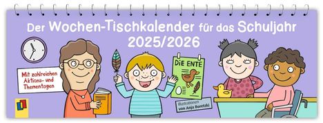 Der Wochen-Tischkalender für das Schuljahr 2025/2026, Kalender