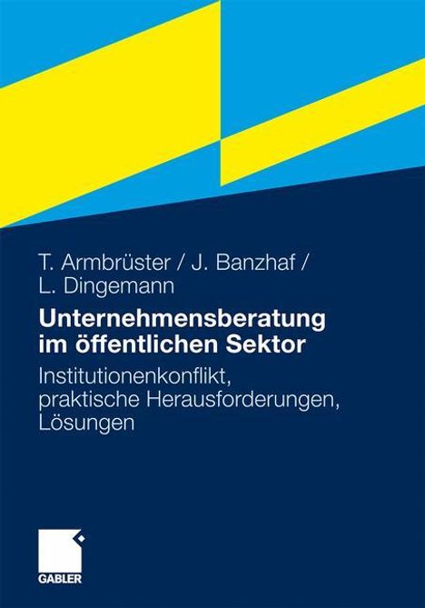 Thomas Armbrüster: Unternehmensberatung im öffentlichen Sektor, Buch