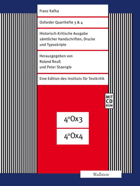 Franz Kafka: Oxforder Quarthefte 3 &amp; 4, Buch