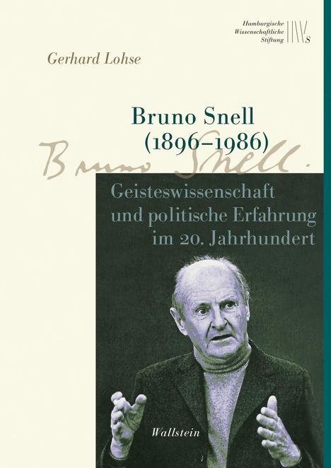 Gerhard Lohse: Bruno Snell (1896-1986), Buch