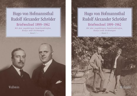 Rudolf Alexander Schröder: Briefwechsel 1899-1962, 2 Bücher