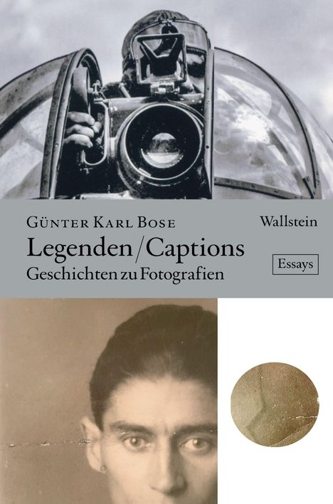 Günter Karl Bose, Legenden/Captions, Geschichten zu Fotografien, Wallstein, Essays. Schwarz-Weiß-Foto eines Fotografen.