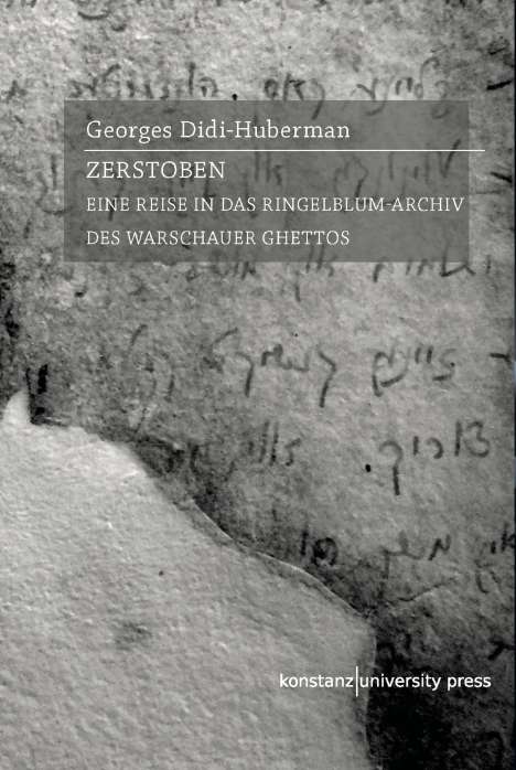 Georges Didi-Huberman: Zerstoben, Buch