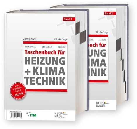 Recknagel/TB Heizung/Klimatechnik 79. A. 2019/20/2 Bde., Buch