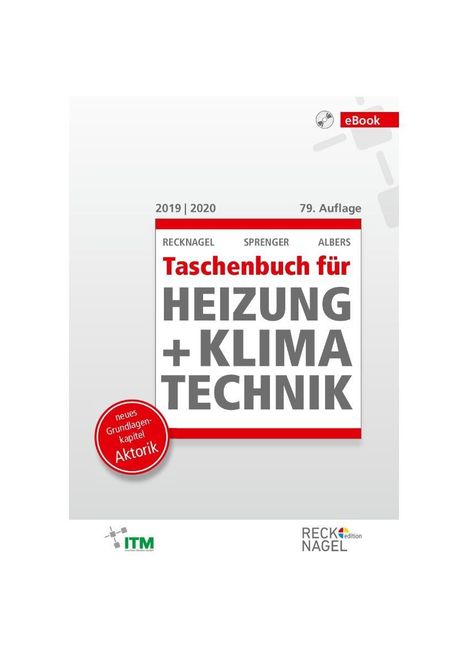 Recknagel - Taschenbuch für Heizung und Klimatechnik 79. Ausgabe 2019/2020, CD-ROM