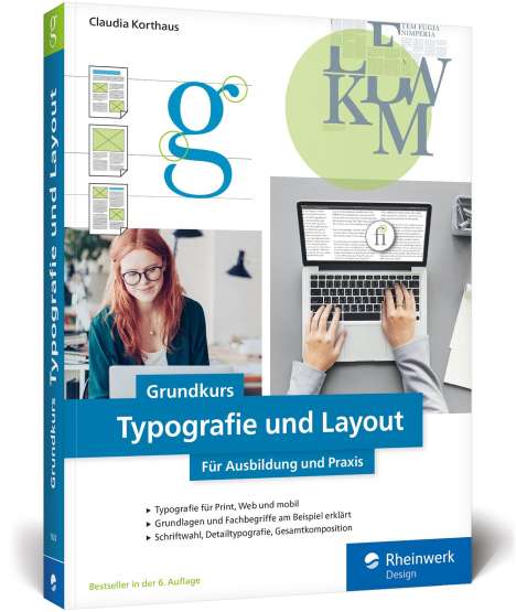 Claudia Korthaus: Grundkurs Typografie und Layout, Buch