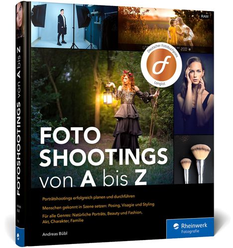 Andreas Bübl: Fotoshootings von A bis Z, Buch