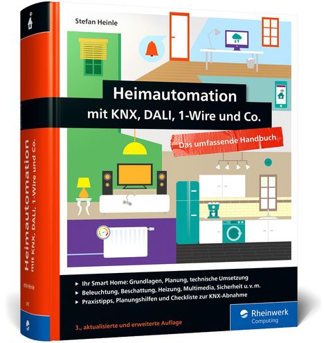 Stefan Heinle: Heimautomation mit KNX, Dali, 1-Wire und Co., Buch