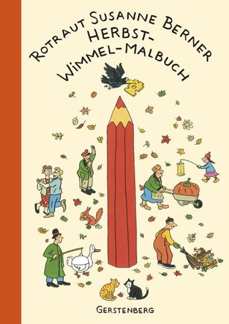 Rotraut Susanne Berner: Herbst-Wimmel-Malbuch, Buch