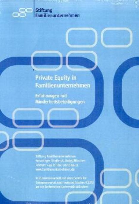 Ann-Kristin Achleitner: Private Equity in Familienunternehmen, Buch