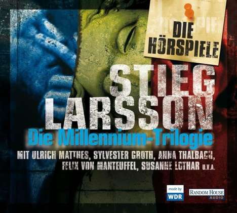 Stieg Larsson: Die Millennium-Hörspiel-Trilogie, 9 CDs