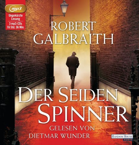 Robert Galbraith: Der Seidenspinner, 3 MP3-CDs