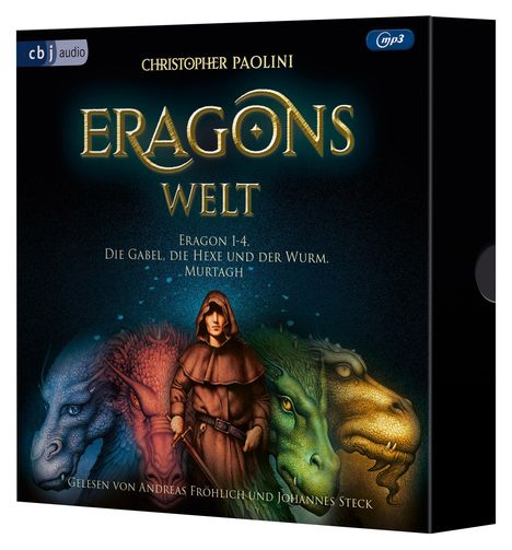 Christopher Paolini: Eragons Welt - Das Vermächtnic der Drachenreiter - Der Auftrag des Ältesten - Die Weisheit des Feuers - Das Erbe der Macht - Die Gabel, die Hexe und der Wurm - Murtagh, 21 MP3-CDs