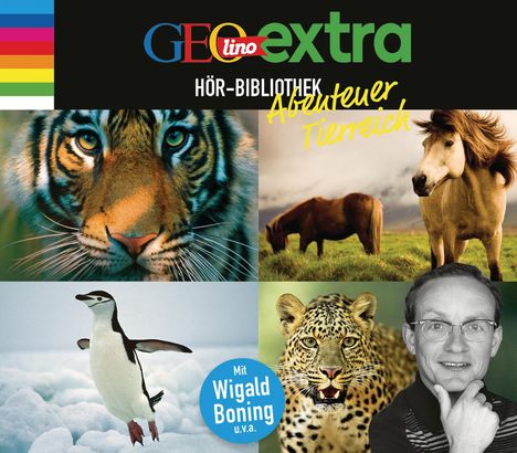 GEOlino extra Hör-Bibliothek - Abenteuer Tierreich, 4 CDs