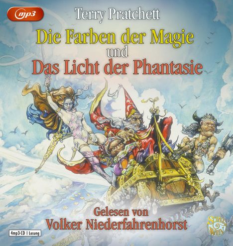 Terry Pratchett: Die Farben der Magie &amp; Das Licht der Fantasie, 4 MP3-CDs