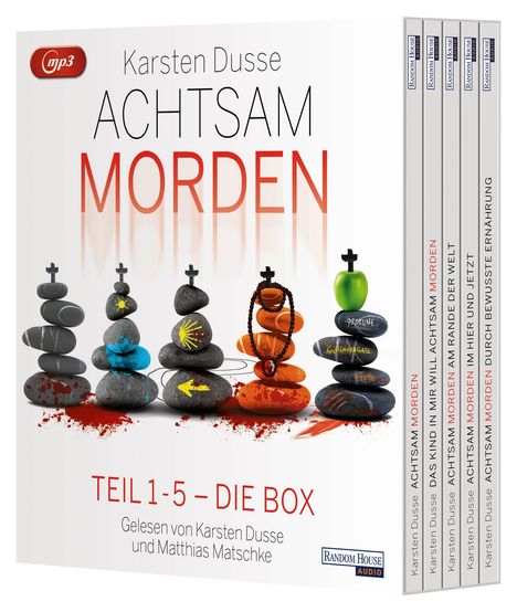 Karsten Dusse: Die große Achtsam morden Box, 5 LPs