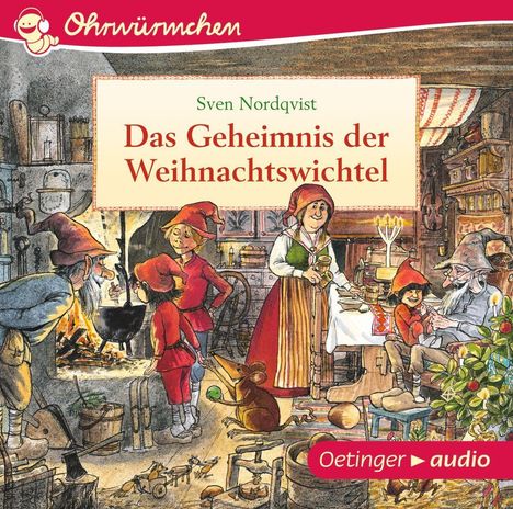Sven Nordqvist: Ohrwürmchen Weihnachtswichtel im Winterwald CD, CD