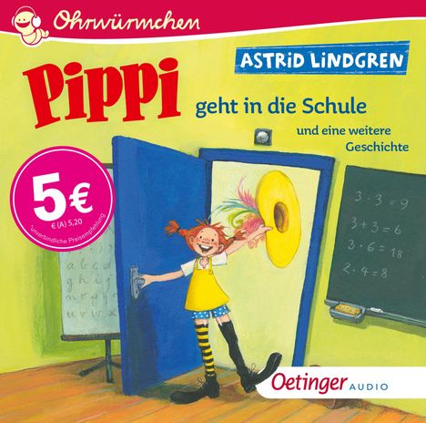 Pippi geht in die Schule, CD