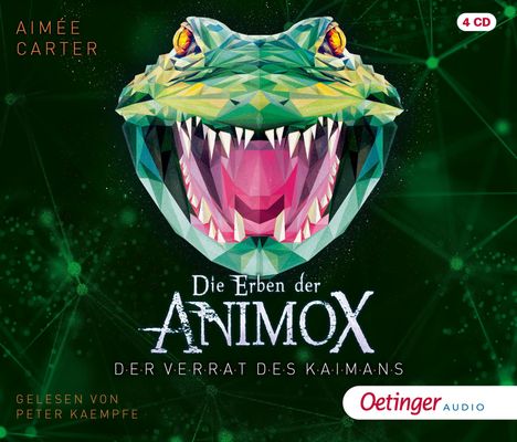 Aimée Carter: Die Erben der Animox 4. Der Verrat des Kaimans, 4 CDs