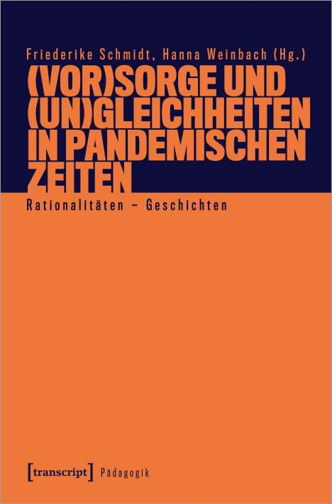 Vorsorge und Ungleichheiten in pandemischen Zeiten, Buch