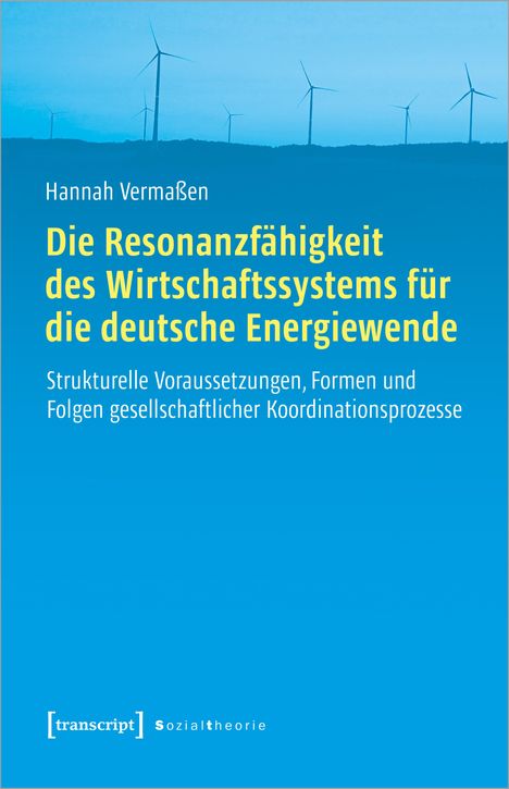 Hannah Vermaßen: Die Resonanzfähigkeit des Wirtschaftssystems für die deutsche Energiewende, Buch