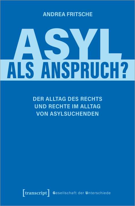 Andrea Fritsche: Asyl als Anspruch?, Buch