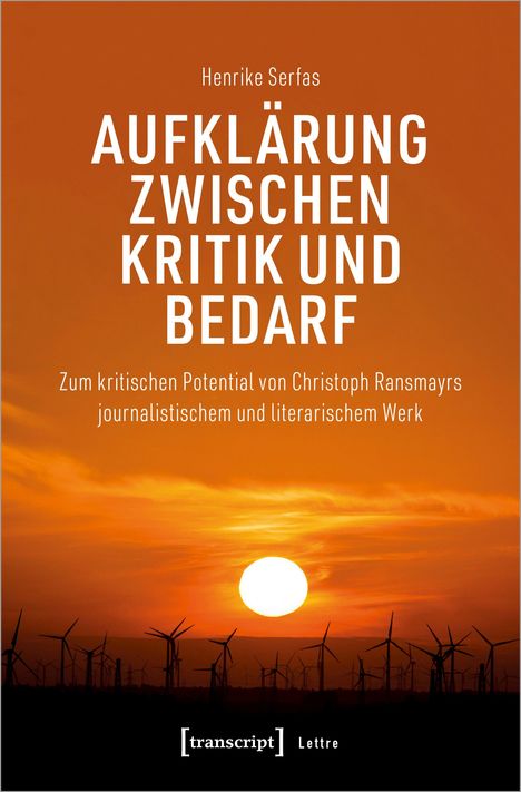 Henrike Serfas: Aufklärung zwischen Kritik und Bedarf, Buch