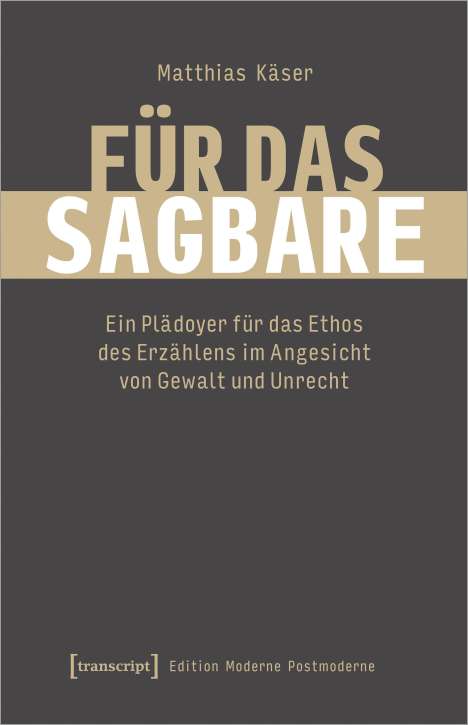 Matthias Käser: Für das Sagbare, Buch