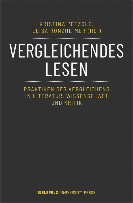 Vergleichendes Lesen, Buch