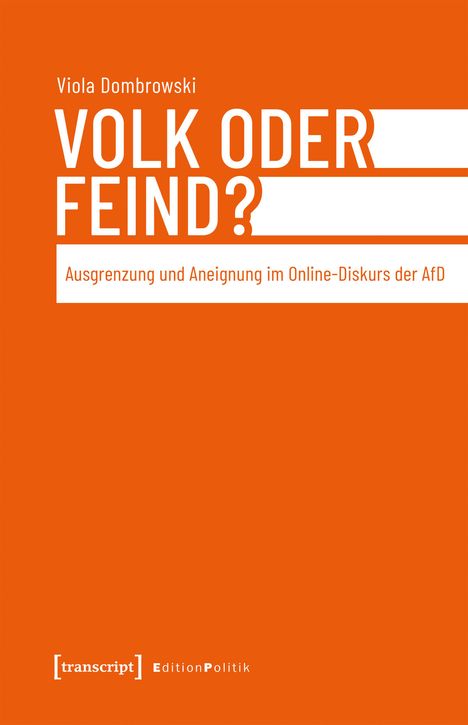 Viola Dombrowski: Volk oder Feind?, Buch