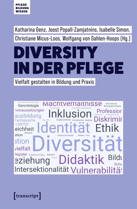Titel: DIVERSITY IN DER PFLEGE. Thema: Vielfalt in Bildung und Praxis. Begriffe: Diversität, Inklusion, Identität.