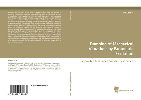 Fadi Dohnal: Damping of Mechanical Vibrations by Parametric Excitation, Buch