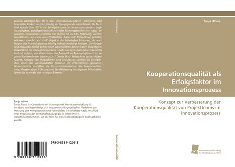 Tanja Abwa: Kooperationsqualität als Erfolgsfaktor im Innovationsprozess, Buch