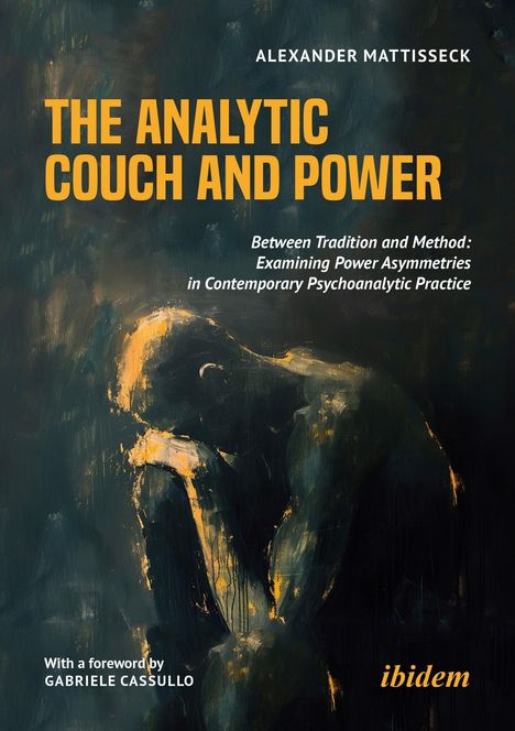 "The Analytic Couch and Power" von Alexander Mattisseck; melancholische Illustration einer nachdenklichen Person in Dunkelheit.