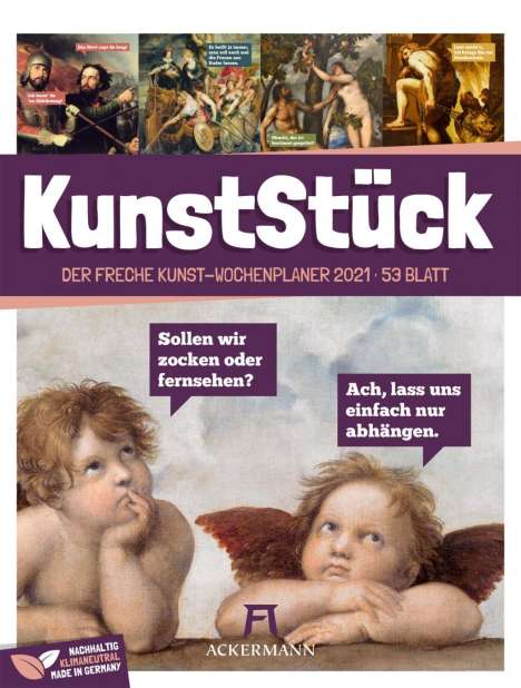 KunstStück - Wochenplaner 2021, Kalender