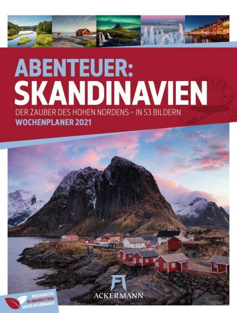 Skandinavien - Wochenplaner 2021, Kalender