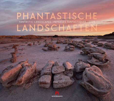 Ackermann Kunstverlag: Phantastische Landschaften Kalender 2025, Kalender