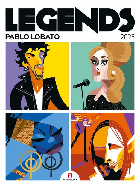 Pablo Lobato: Legends - Musiklegenden Kalender 2025, Kalender