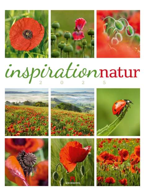 Ackermann Kunstverlag: Inspiration Natur Kalender 2025, Kalender