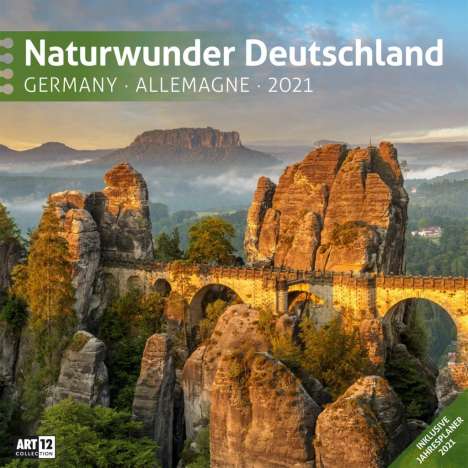 Naturwunder Deutschland 2021 Broschürenkalender, Kalender