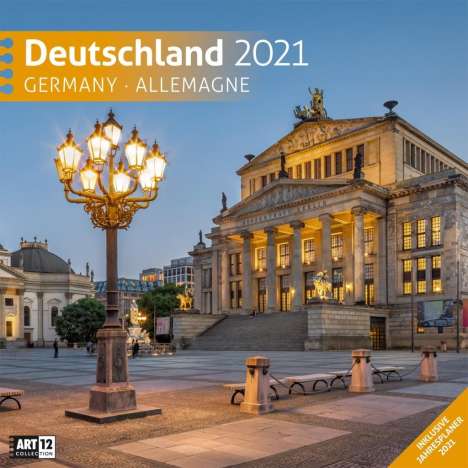 Deutschland 2021 Broschürenkalender, Kalender