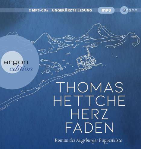 Thomas Hettche: Herzfaden. Roman der Augsburger Puppenkiste, 2 MP3-CDs
