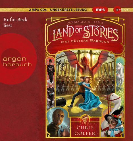 Chris Colfer: Land of Stories: Das magische Land 3 - Eine düstere Warnung, 2 MP3-CDs
