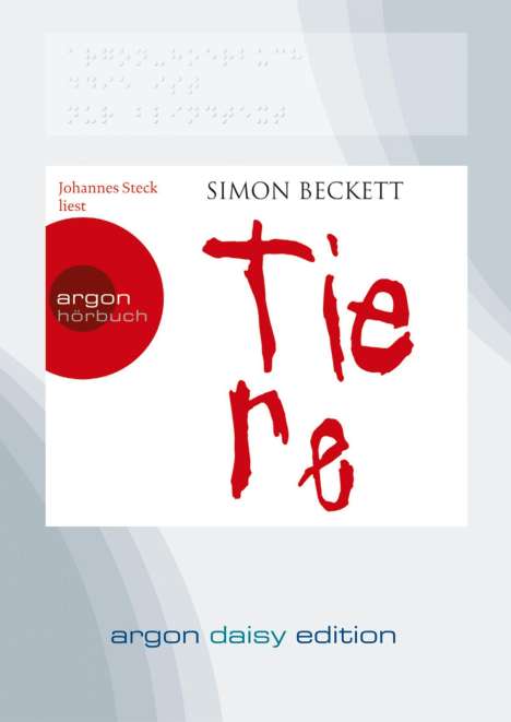 Simon Beckett: Tiere (DAISY Edition), CD
