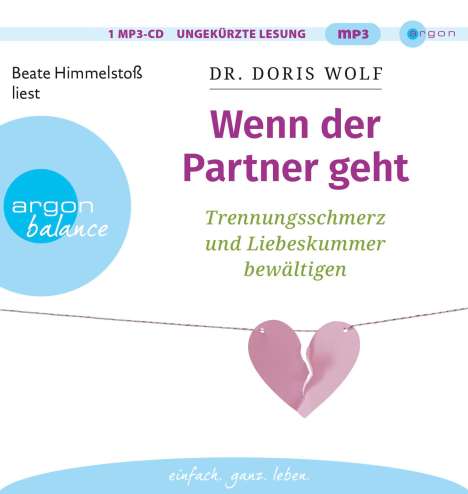 Doris Wolf: Wenn der Partner geht, MP3-CD