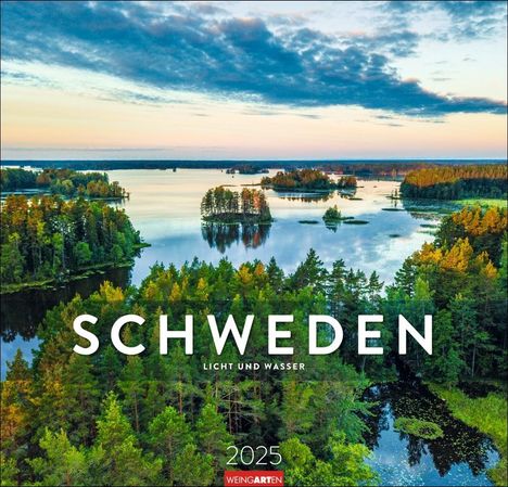 Schweden Kalender 2025 - Licht und Wasser, Kalender