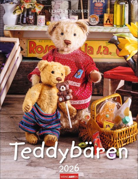 Teddybären Kalender 2026, Kalender