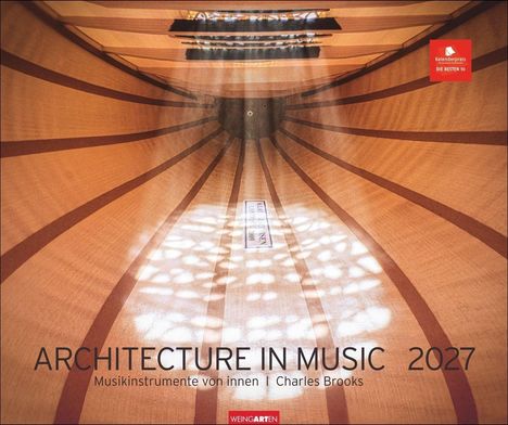 ARCHITECTURE IN MUSIC 2027. Musikinstrumente von innen | Charles Brooks. Innere Ansicht eines Musikinstruments.
