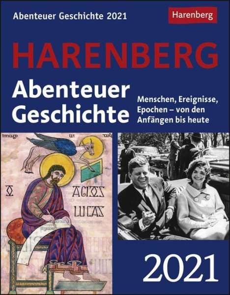 Markus Hattstein: Abenteuer Geschichte 2021 Wissenskalender, Kalender