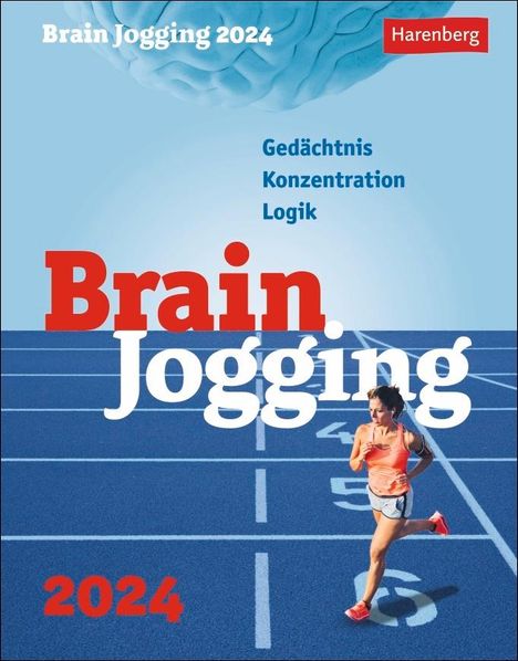 Brain Jogging Tagesabreißkalender 2024, Kalender